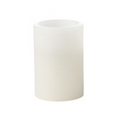 4" Flameless LED Unscented Wax Candle w/ Timer